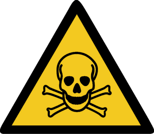 Warnung vor giftigen Stoffen