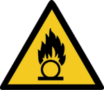 Warnung vor brandfördernden Stoffen