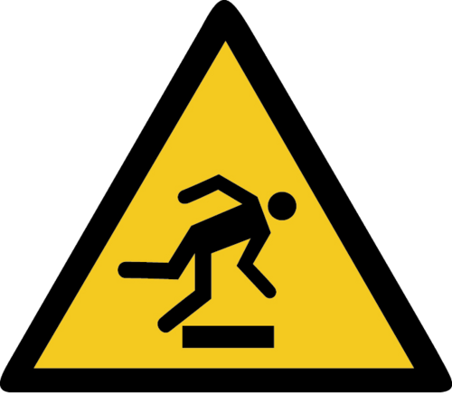 Warnung vor Hindernissen am Boden