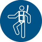 Auffanggurt benutzen