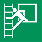 Notausstieg mit Fluchtleiter