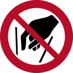 Hineinfassen verboten