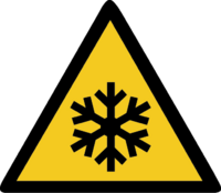 Warnung vor niedriger Temperatur Frost