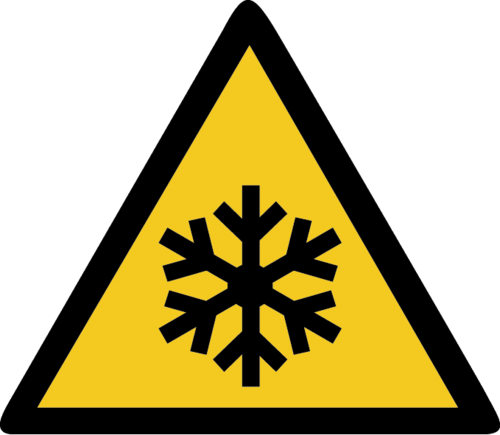 Warnung vor niedriger Temperatur Frost