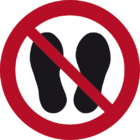 Betreten der Fläche verboten