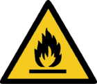 Warnung vor feuergefährlichen Stoffen