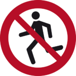 Laufen verboten