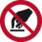 Berühren verboten