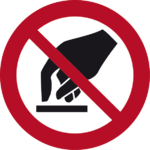 Berühren verboten