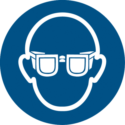 Augenschutz benutzen