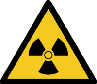 Warnung vor radioaktiven Stoffen