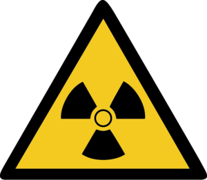 Warnung vor radioaktiven Stoffen