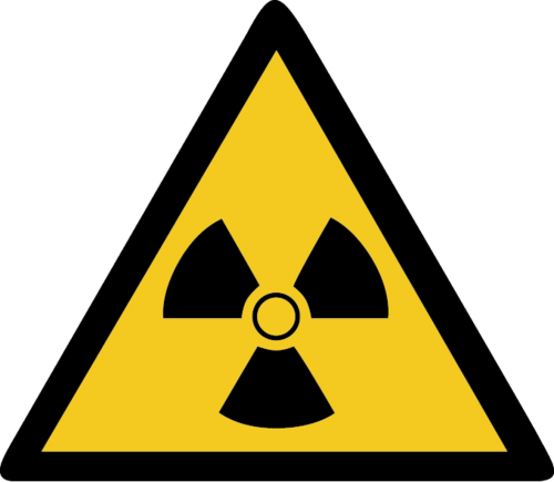 Warnung vor radioaktiven Stoffen