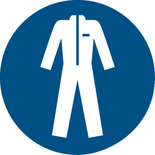 Schutzkleidung benutzen