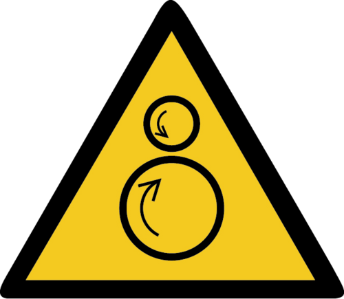 Warnung vor gegenläufigen Rollen