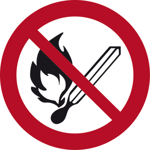 Keine offene Flamme