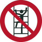 Besteigen für Unbefugte verboten