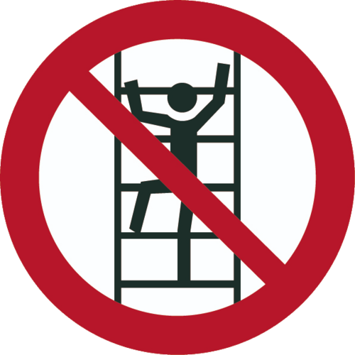 Besteigen für Unbefugte verboten