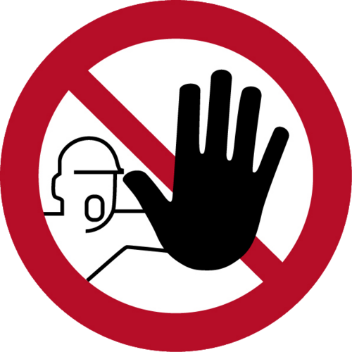 Zutritt für Unbefugte verboten