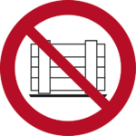 Abstellen oder Lagern verboten